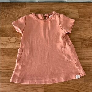 Peach Kids T-Shirt with Pockets